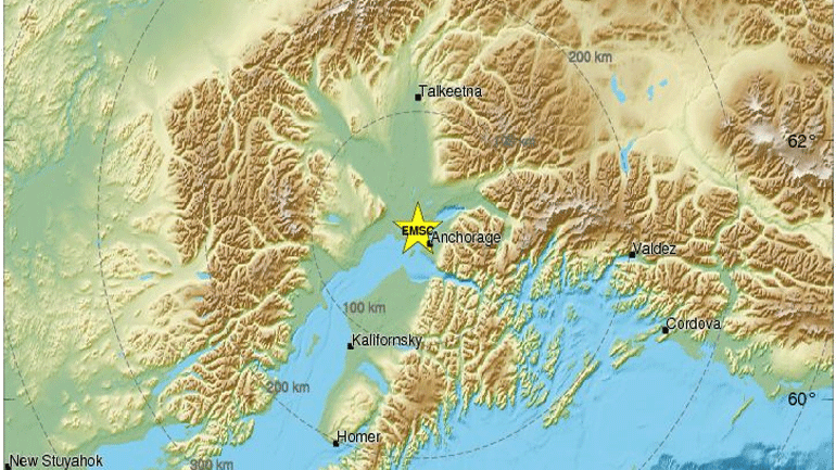 Σεισμική δόνηση 5R στην Αλάσκα