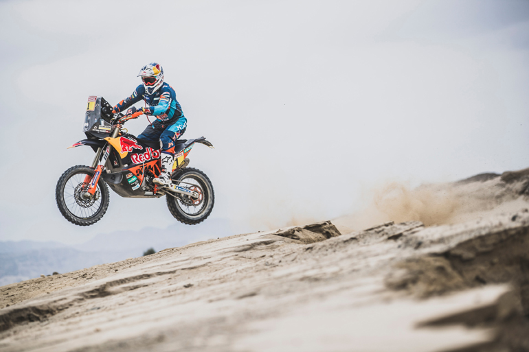 Φωτογραφία με τον Mattias Walkner από το φετινό Dakar