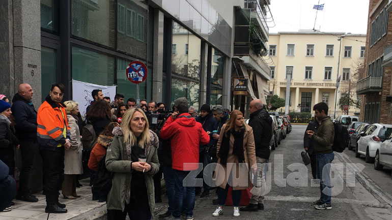 Διαμαρτυρία των συμμετεχόντων της 3Κ έξω από το ΑΣΕΠ