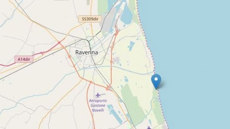 To επίκεντρο του σεισμού