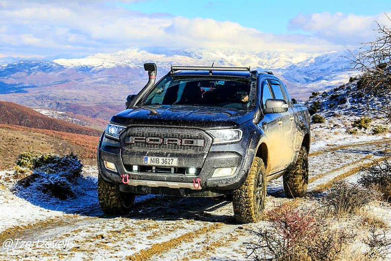 Μέρες που είναι και με χιόνι αυτό το Ranger το απολαμβάνεις...