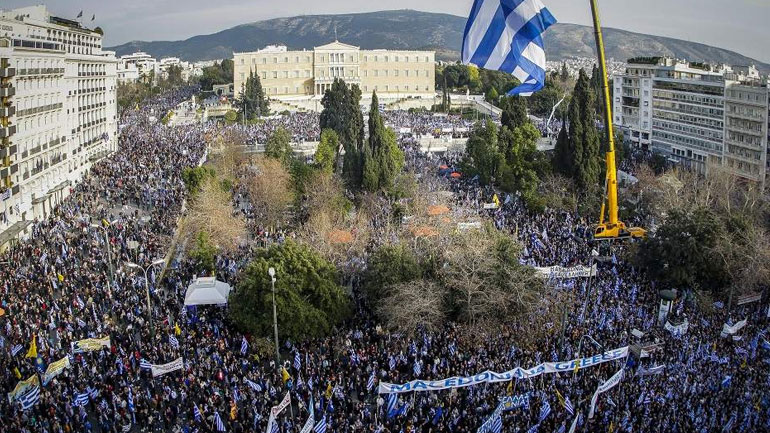 Άρχισαν οι προετοιμασίες για το συλλαλητήριο της Κυριακής κατά της Συμφωνίας των Πρεσπών