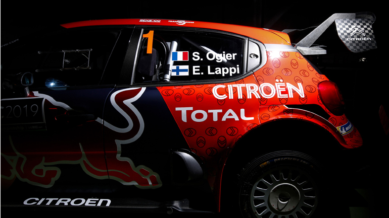 Τα χρώματα της Citroen C3 με την οποία θα τρέχει ο Ogier στο WRC