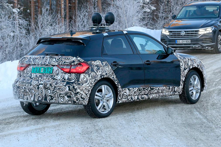 Οι δοκιμές εξέλιξης του Audi A1 Allroad γίνονται σε πολύ χαμηλές θερμοκρασίες...