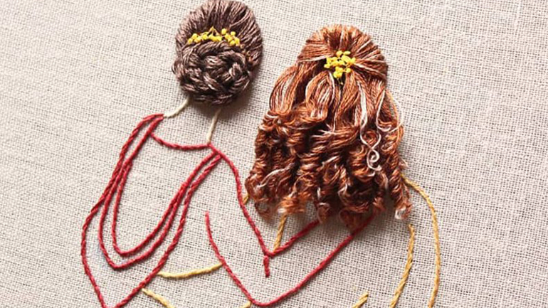 Κεντήματα με κομμώσεις Κεντήματα με κομμώσεις