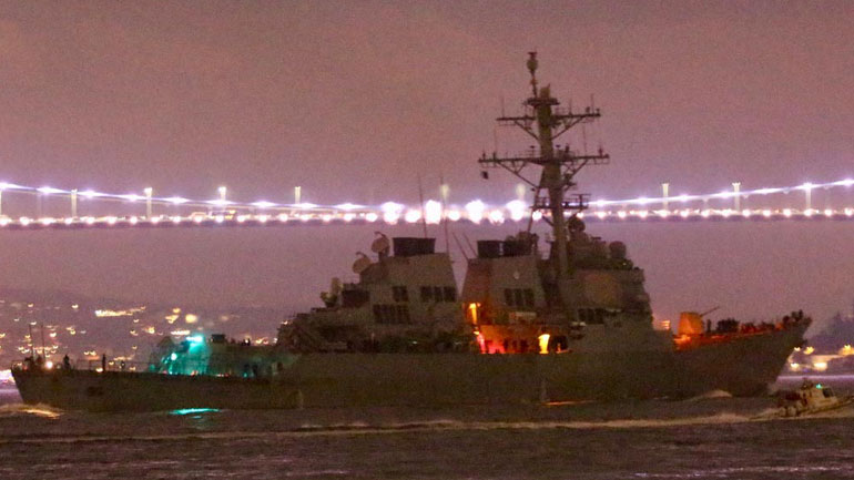 Δύο αμερικανικά πολεμικά εισήλθαν στη Μαύρη Θάλασσα αυτόν τον μήνα