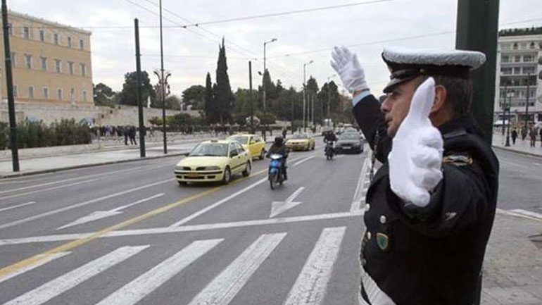 Σε ισχύ οι έκτακτες κυκλοφοριακές ρυθμίσεις στο κέντρο της Αθήνας