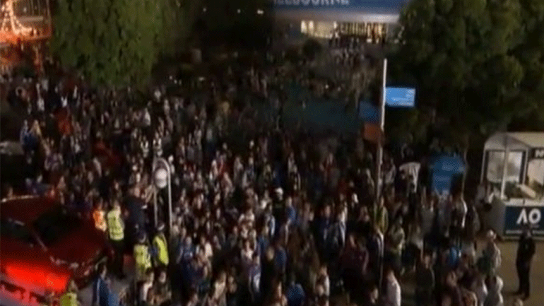 Οι πανηγυρισμοί από τους Έλληνες στη Μελβούρνη