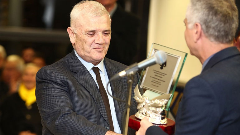 H βράβευση του Δημήτρη Μελισσανίδη