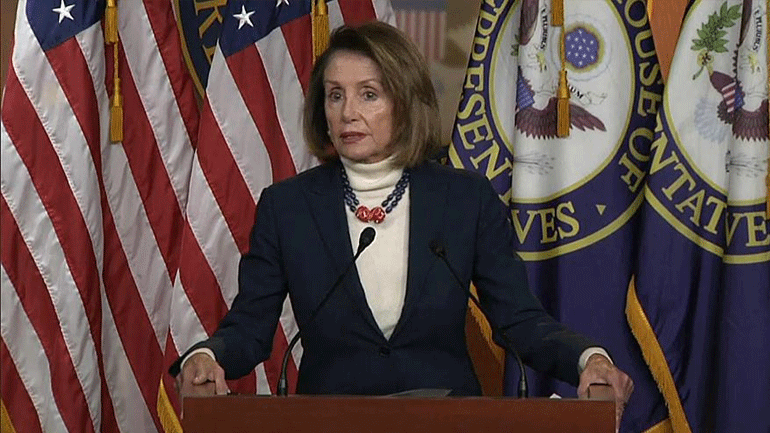 ΗΠΑ: «Όχι» από Πελόζι στον Τραμπ για την ομιλία του για την κατάσταση του Έθνους