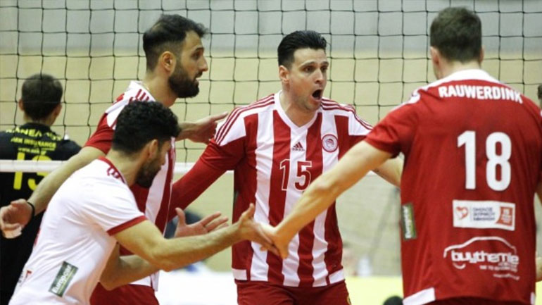 Βόλεϊ: Κοντά στην κατάκτηση του Λιγκ Καπ ο Ολυμπιακός, 3-1 σετ τον Φοίνικα στη Σύρο