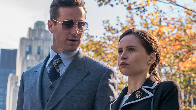 «Η Αρχή της Ισότητας» με τους: Φελίσιτι Τζόουνς, Άρμι Χάμερ, Τζάστιν Θερού