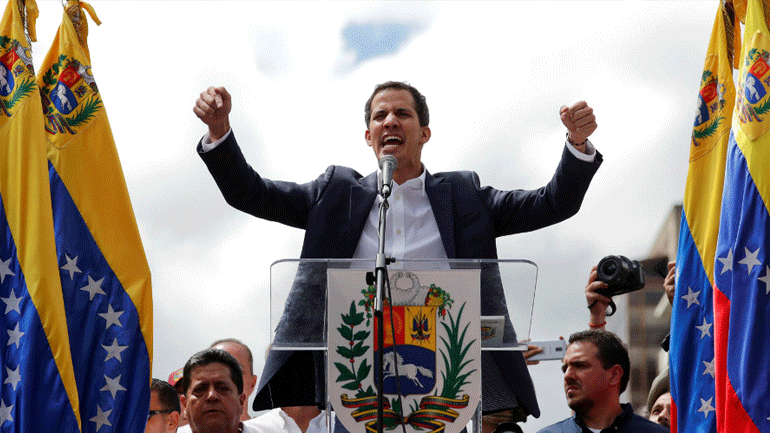Βενεζουέλα: Ο Γκουαϊδό εξέφρασε την ικανοποίησή του για την «ισχυρή» απάντηση της ΕΕ