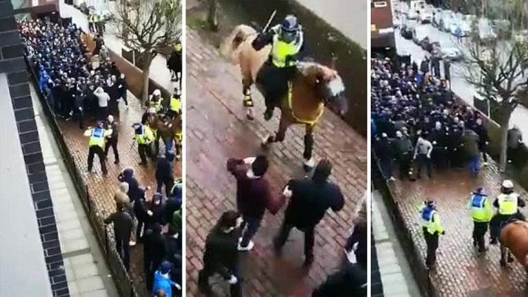 Aγγλία: Άγριο ξύλο ανάμεσα σε χούλιγκαν της Έβερτον και της Μίλγουολ!