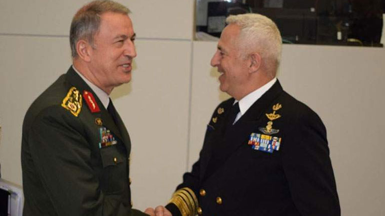 Θερμό συγχαρητήριο μήνυμα του Τούρκου υπ. Άμυνας στον Ευάγγελο Αποστολάκη