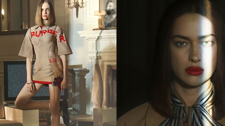 H Irina Shayk πρωταγωνιστεί στη νέα καμπάνια της Burberry!