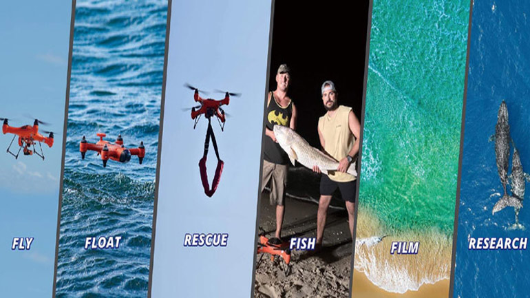 Το αδιάβροχο drone που είναι το απόλυτο gadget για τις θαλάσσιες εξορμήσεις