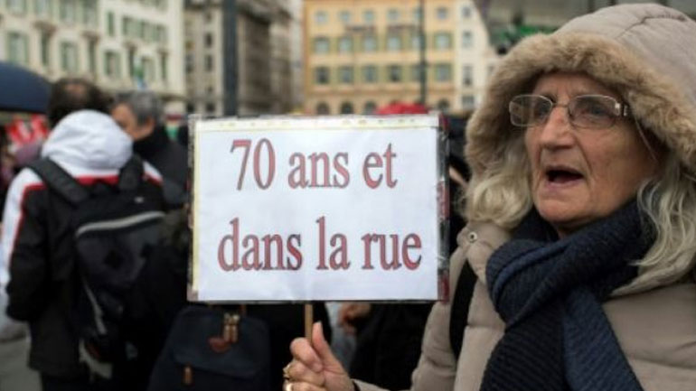Γαλλία: Στους δρόμους οι συνταξιούχοι διαμαρτυρόμενοι για την αγοραστική δύναμή τους