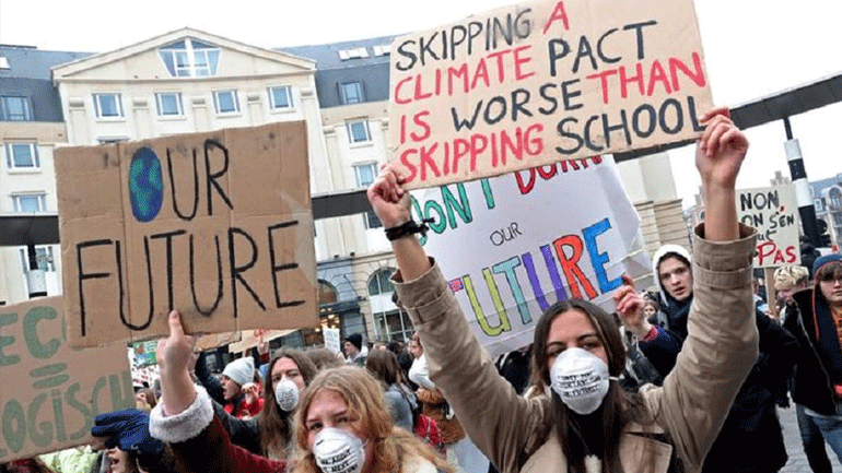 Βρυξέλλες: Στους δρόμους βγήκαν οι μαθητές για το κλίμα