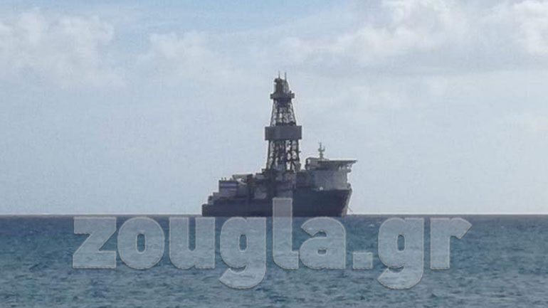 Γιγαντιαίο γεωτρύπανο της Noble έξω από τη Λεμεσό