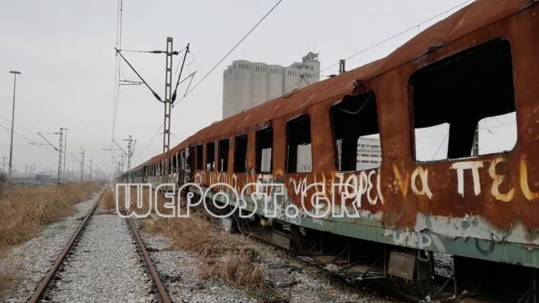 «Νεκροταφείο» τρένων στη Διαλογή Θεσσαλονίκης