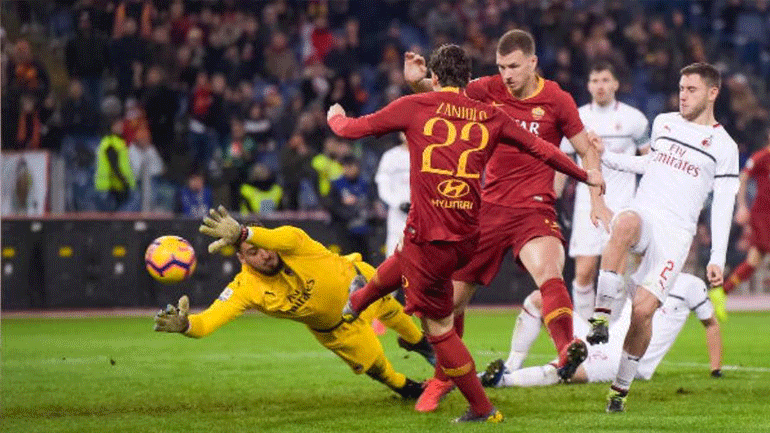 «Όρθια» η Μίλαν, 1-1 με τη Ρόμα