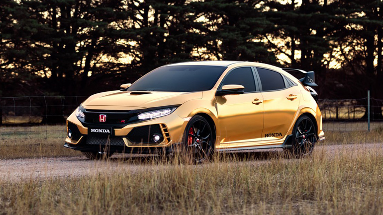 Το χρυσό Honda Civic Type R είναι υπέροχο