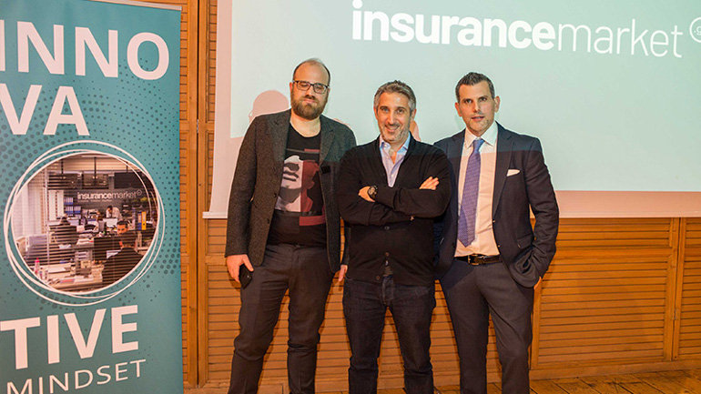 Από αριστερά: ο Head of Bi Φώτης Ζάντζας ο CEO Σωτήρης Παπαντωνόπουλος και ο Γενικός Διευθυντής Μανώλης Μαρσέλλος...