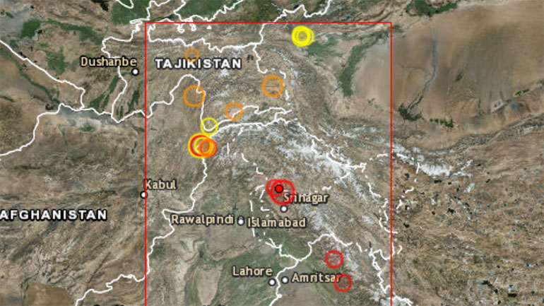 Ινδία: Σεισμός 5,5R κοντά στην πολιτεία Τζαμού και Κασμίρ