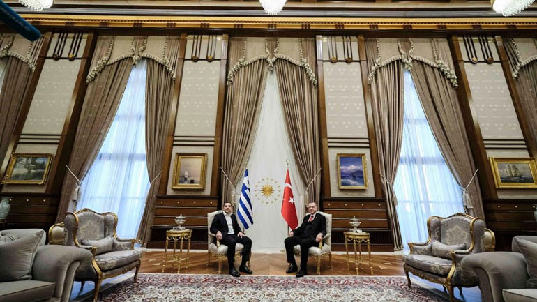 Κύπρος: Πρώτο θέμα στα δελτία ειδήσεων των τηλεοπτικών σταθμών η συνάντηση Ερντογάν – Τσίπρα