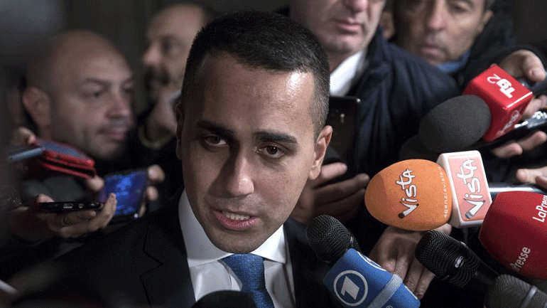 Συνάντηση Λουίτζι Ντι Μάιο με ηγετικά στελέχη των «κίτρινων γιλέκων»