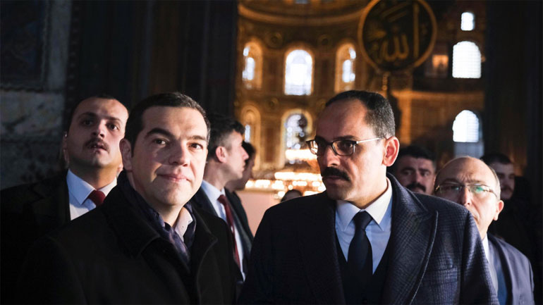 Τσίπρας στο Twitter για την επίσκεψη στην Αγία Σοφία: «Εδώ αισθάνεται κανείς το βάρος της ιστορίας»