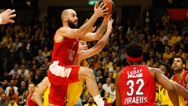 Ήττα στο Τελ Αβίβ για τον Ολυμπιακό, έχασε 65-64 από την Μακάμπι