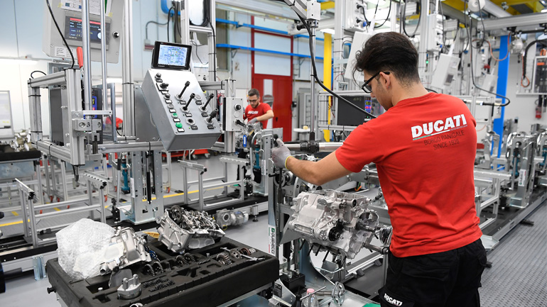 Ducati: Κορυφαίος εργοδότης στην Ιταλία