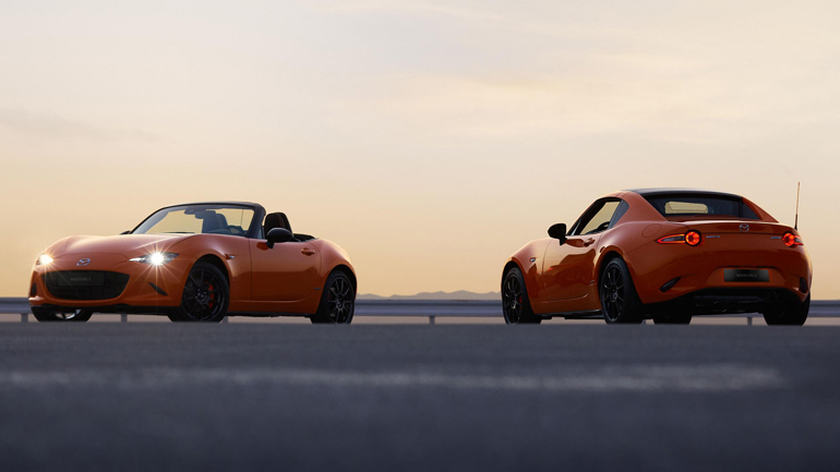 Η Mazda γιορτάζει με το πορτοκαλί MX-5