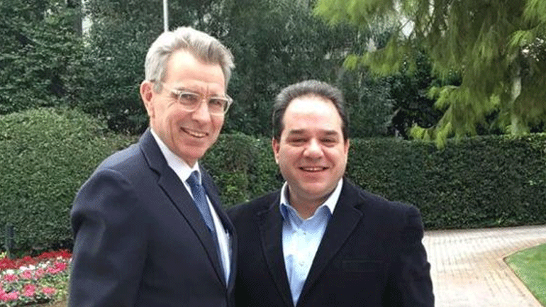 Συνάντηση Αμερικανού πρέσβη με τον πολιτικό διοικητή του Αγίου Όρους