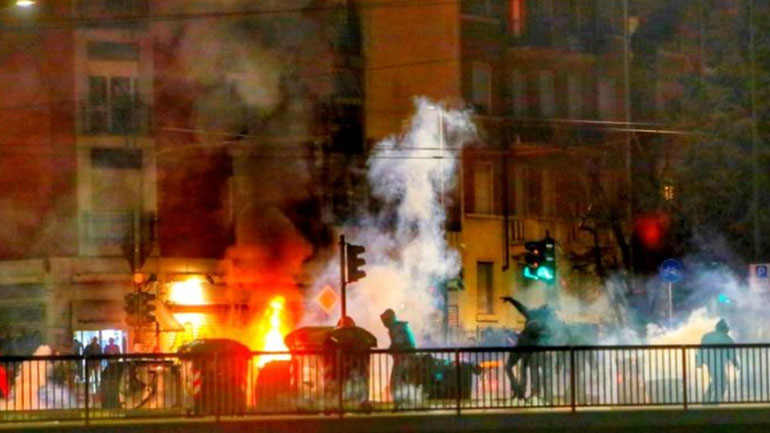 Ιταλία:  Επεισόδια στο Τορίνο μετά την εκκένωση κατάληψης