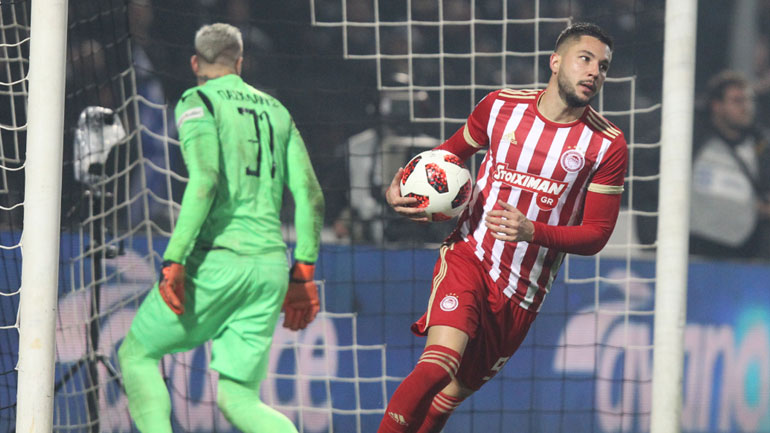 Οι Πειραιώτες μόλις έχουν πετύχει το γκολ της 'τιμής' στην Τούμπα