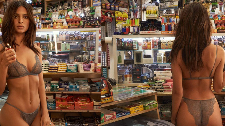 H νέα συλλογή της Emily Ratajkowski με εσώρουχα