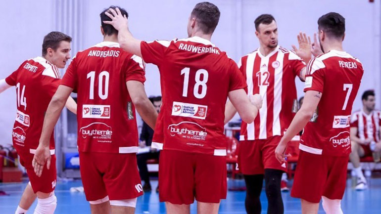 Συνεχίζει ακάθεκτος στην Α1 βόλεϊ ο Ολυμπιακός