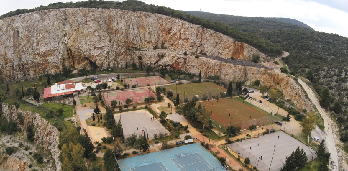 Άθληση στη σκιά του βράχου