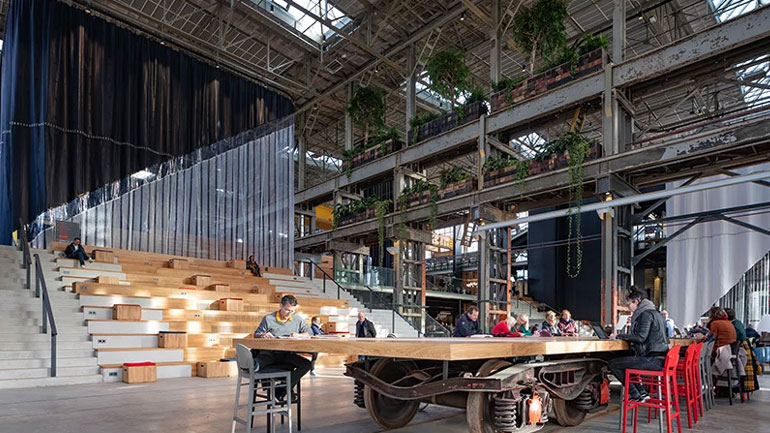 Ολλανδία: Σε βιβλιοθήκη μετέτρεψαν ένα παλιό υπόστεγο ατμομηχανών