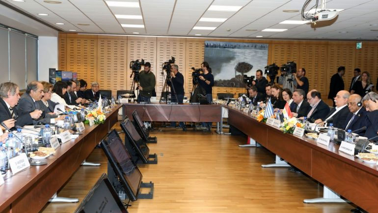 «Σε πλήρη συμμόρφωση με το διεθνές δίκαιο η προώθηση της ενεργειακής ασφάλειας», τόνισαν οι πρόεδροι των Κοινοβουλίων Κύπρου, Ελλάδος και Αιγύπτου