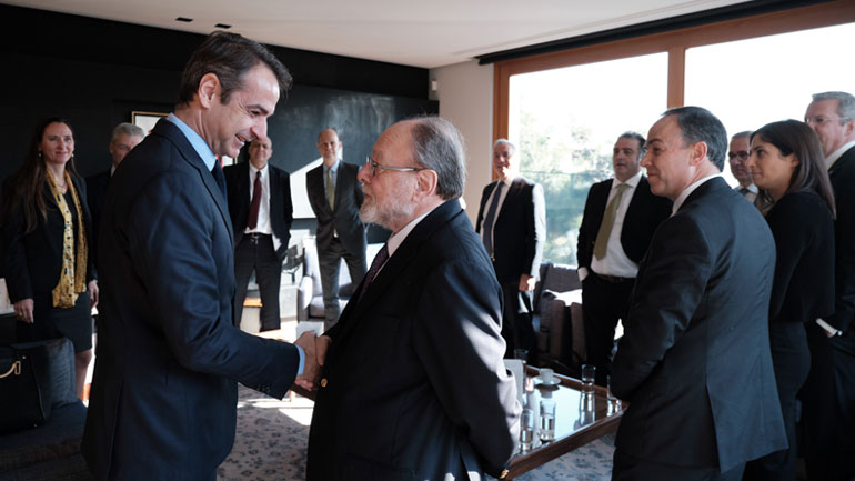 Με εκπροσώπους γερμανικών επιχειρήσεων συναντήθηκε ο Κυρ. Μητσοτάκης