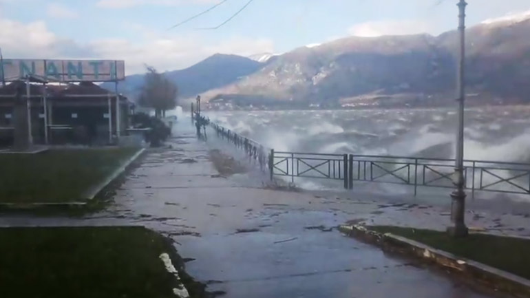 Ισχυροί άνεμοι και πτώση της θερμοκρασίας στα Ιωάννινα