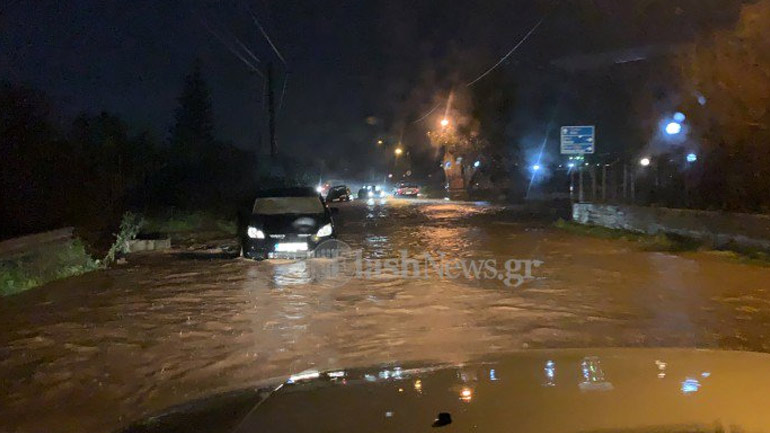 Σοβαρά προβλήματα από την κακοκαιρία στα Χανιά
