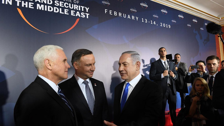 Πολωνία: Ο Νετανιάχου προκάλεσε σάλο μιλώντας περί «πολέμου με το Ιράν» στη διάσκεψη για τη Μέση Ανατολή