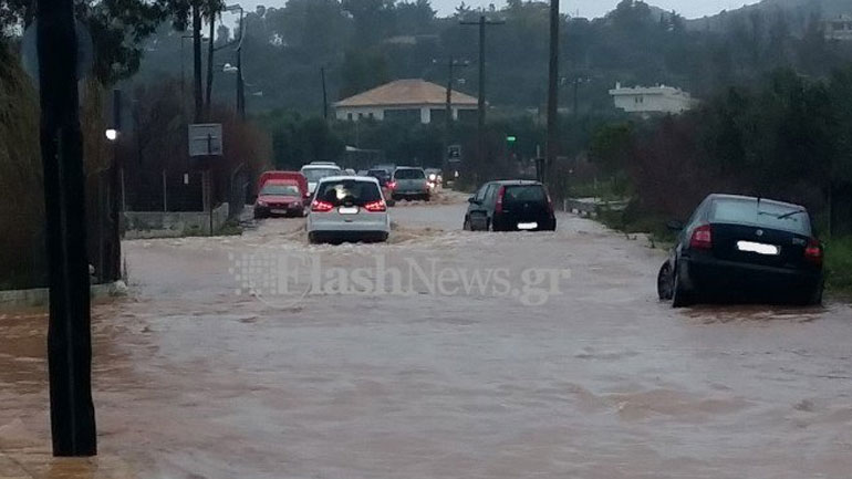 Προβλήματα από την κακοκαιρία σε όλη την Περιφερειακή Ενότητα Χανίων