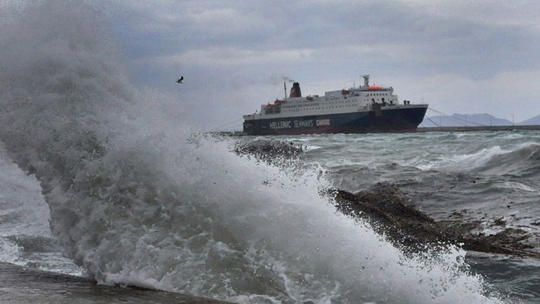 Ηράκλειο: Σε ισχύ το απαγορευτικό απόπλου