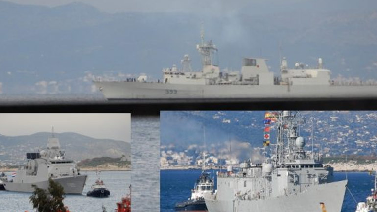 Στον Πειραιά τρία πλοία της ΝΑΤΟικής δύναμης SNMG2